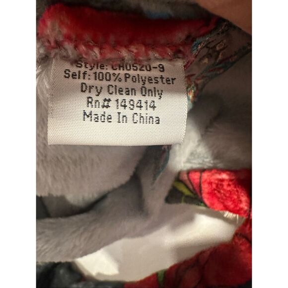 Johnny Was Cozy Sojo Blanket Drawstring Bag Floral Cozy Plus Boho, NWT - Picture 9 of 11